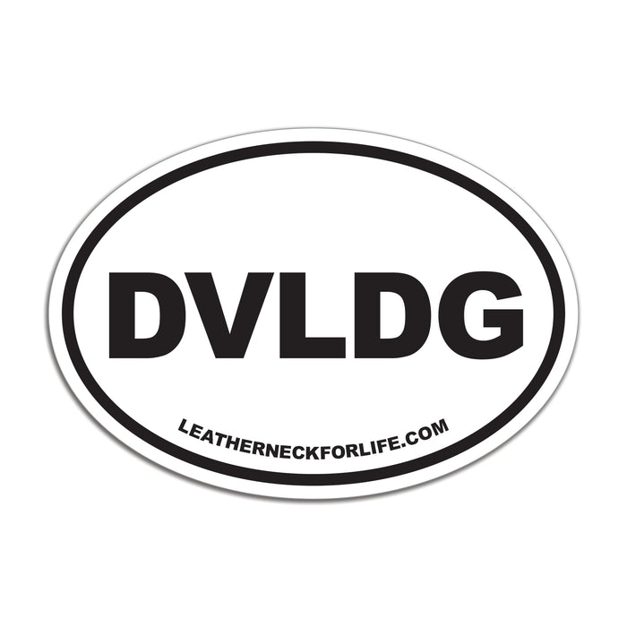 DVLDG Oval Decal