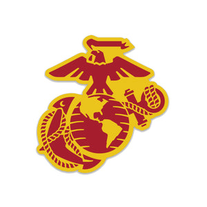 Eagle Globe & Anchor Two-Tone Die Cut Decal