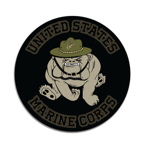 80's Subdued Bulldog Decal
