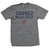 Earned Never Given Vintage T-Shirt - HEATHER GREY