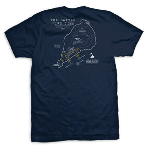 Iwo Jima Landing Map T-Shirt