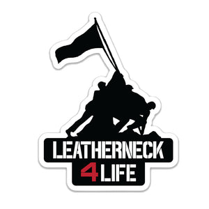 Leatherneck for Life Die Cut Decal
