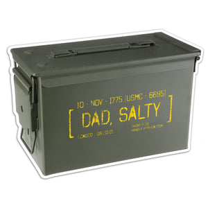 Salty Dad Ammo Crate Decal