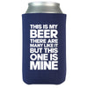 This is My Beer Coolie- Navy - Navy