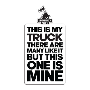 This is My Truck Decal
