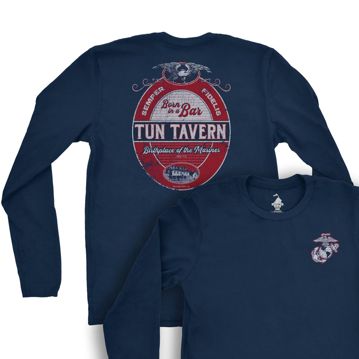 Tun Tavern Label Long Sleeve T-Shirt