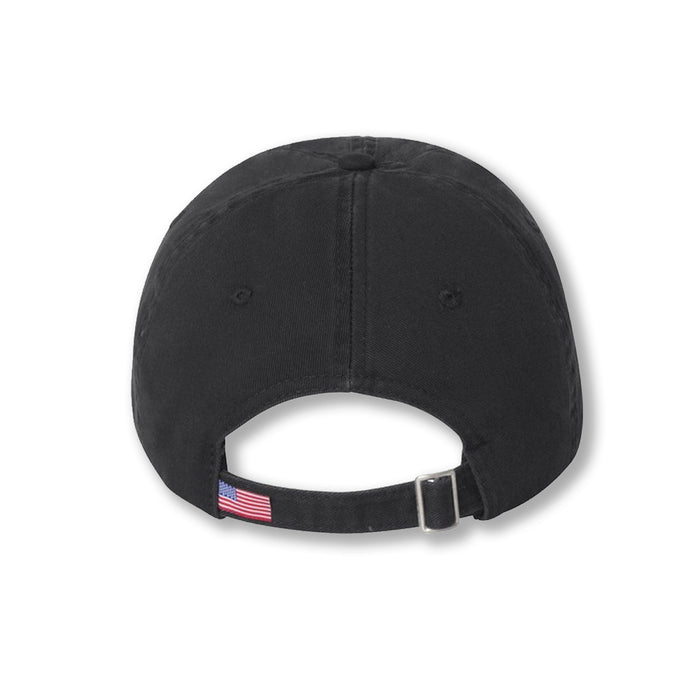 OTW Jolly Roger Hat with 3D embroidery- Black Hat w/ Black